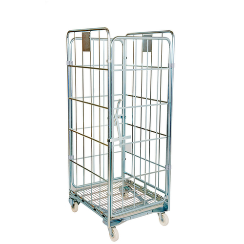 Bac sur roulettes emboîtable nestainer® ERGO S, force 500 kg, longueur x largeur 800 x 700 mm