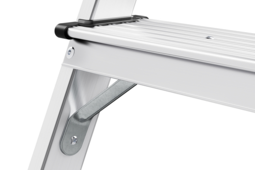 Hailo Marches pliantes D60 StandardLine en aluminium des deux côtés, hauteur d’estrade 400 mm