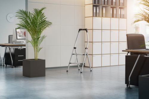 Hailo Marchepied pliant confort K100 Topline, hauteur d’estrade 490 mm