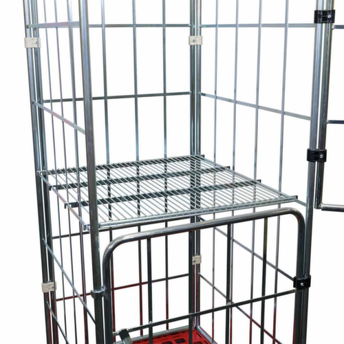 Tablette à accrocher pour bac sur roulettes, largeur x profondeur 700 x 705 mm