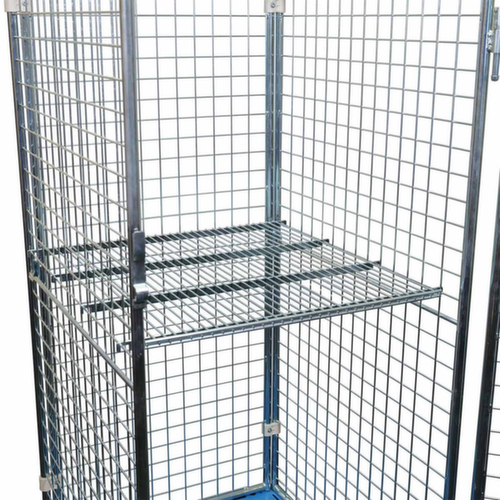 Tablette à accrocher pour bac sur roulettes, largeur x profondeur 700 x 705 mm