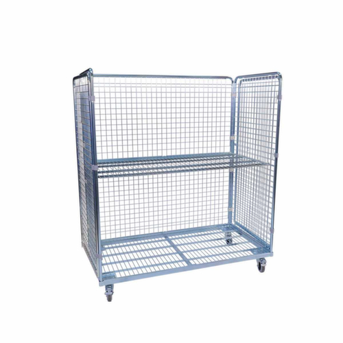 Conteneur à roulettes, force 500 kg, longueur x largeur 1600 x 800 mm