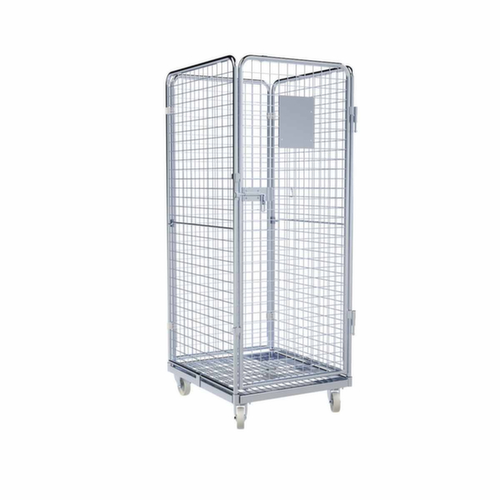 Bac sur roulettes rolltainer® ADB avec porte, force 500 kg, longueur x largeur 800 x 710 mm