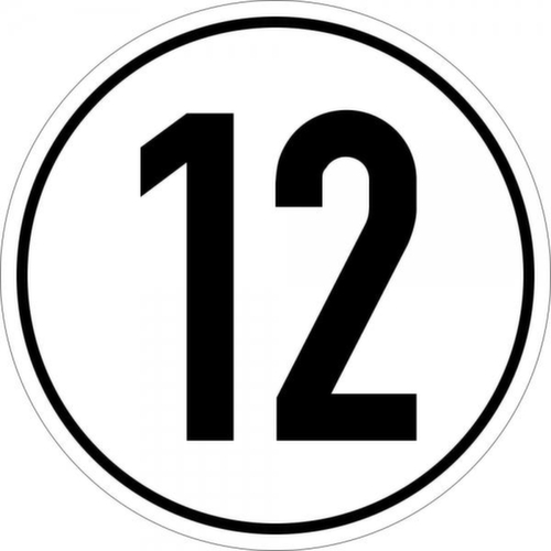 limitation de vitesse SafetyMarking® 12 km/h conformément au règlement allemand relatif à l'admission des véhicules à la circulation