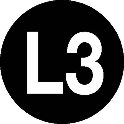 Étiquettes de signalisation SafetyMarking®, « L3 (conducteur extérieur 3) »