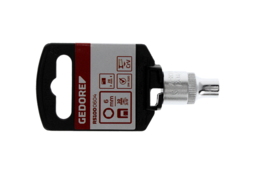 R51000604 Douille 3/8" 6 pans 6 mm Longueur 28 mm