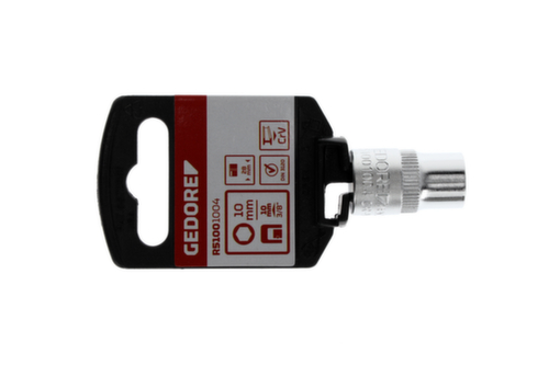 R51001004 Douille 3/8" 6 pans 10 mm Longueur 28 mm