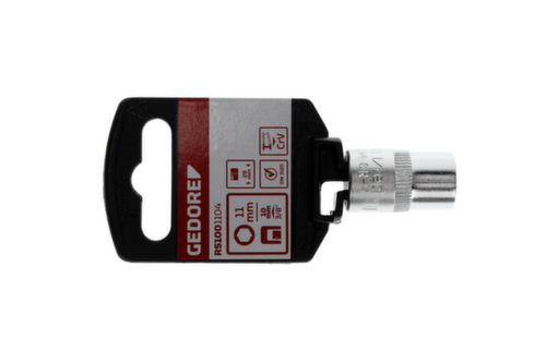 R51001104 Douille 3/8" 6 pans 11 mm Longueur 28 mm