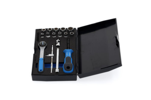 GEDORE D 20 EMU-3 Jeu de clés à douilles 1/4" 17 pièces profil UD 4-13 mm