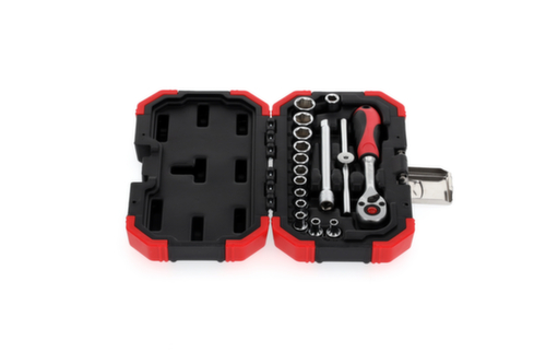 GEDORE R49003016 Jeu de clés à douilles 1/4" 4-13mm 16 pièces