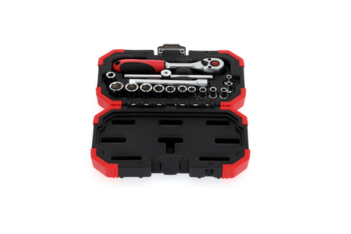 GEDORE R49003016 Jeu de clés à douilles 1/4" 4-13mm 16 pièces