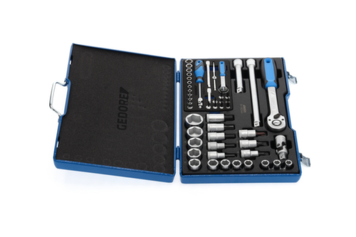 19 V20 U-10 Jeu de clés à douilles 1/4"+1/2" 50 pièces 4-30 mm