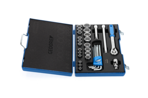 D 19 WAU-20 Jeu de douilles 1/2" 31 pièces UD 5/16-1.1/4