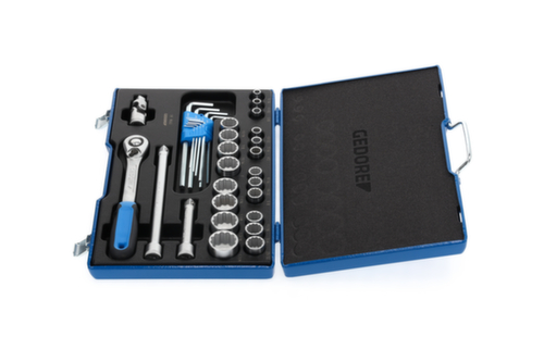 D 19 WAU-20 Jeu de douilles 1/2" 31 pièces UD 5/16-1.1/4