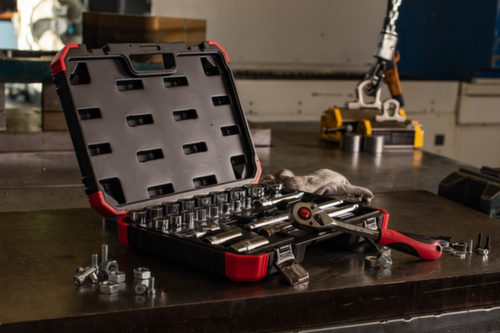 GEDORE R69003024 Jeu de clés à douilles 1/2" 10-32mm 24 pièces