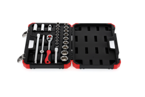 GEDORE R69003024 Jeu de clés à douilles 1/2" 10-32mm 24 pièces