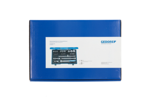 GEDORE D 19 EMU-20 Jeu de douilles 1/2"