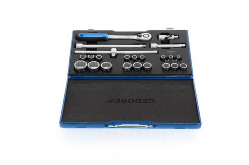 GEDORE D 19 EMU-20 Jeu de douilles 1/2"