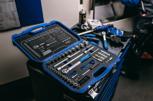 GEDORE 19 BMC 20 Jeu de clés à douille 1/4"+1/2