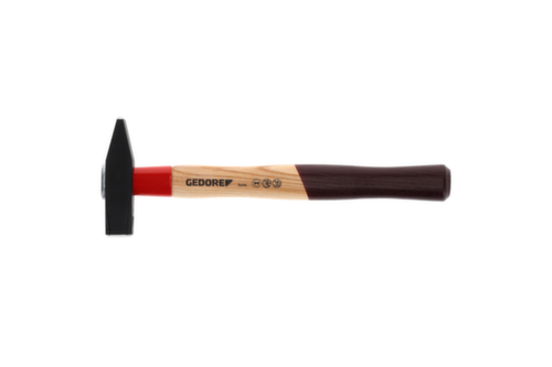 Marteau de serrurier GEDORE 600 E-300 ROTBAND-PLUS avec manche en frêne