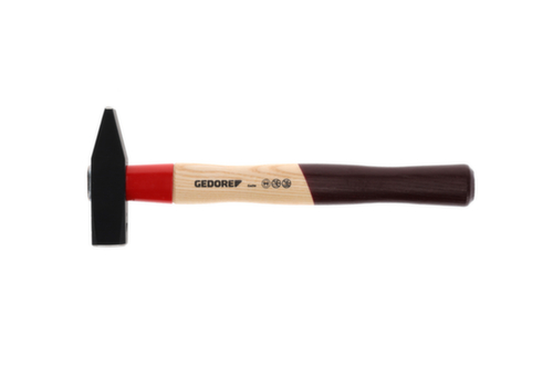 Marteau de serrurier GEDORE 600 E-600 ROTBAND-PLUS avec manche en frêne
