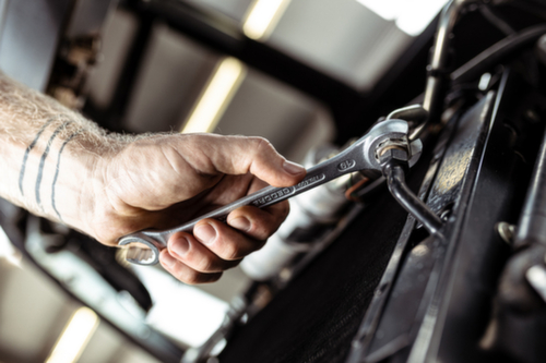 400 9X11 Clé mixte ouverte 6 pans 9x11 mm