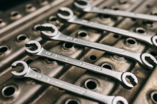 400 9X11 Clé mixte ouverte 6 pans 9x11 mm