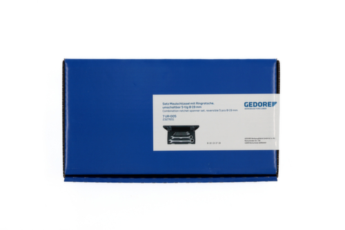 7 UR-005 Jeu de clés à fourche à cliquet