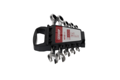 GEDORE R07105005 Jeu de clés mixtes à cliquet SW8-19 mm 5 pièces