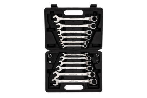 GEDORE R07203016 Jeu de clés mixtes à cliquet SW8-19 mm 16 pièces