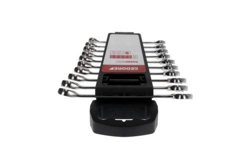 GEDORE R05905010 Clés mixtes à cliquet ouvertes 10-19 mm 10 pièces