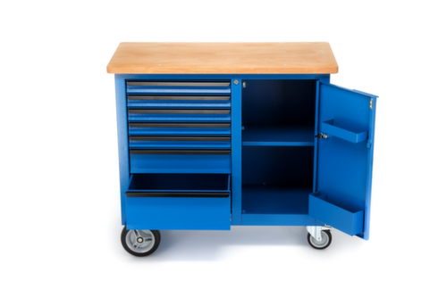 GEDORE 1504 0511 Établi à roulettes avec 7 tiroirs