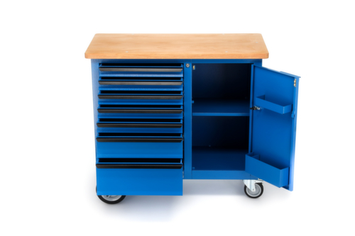 GEDORE 1504 0511 Établi à roulettes avec 7 tiroirs