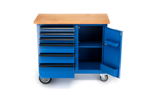 1504 0321 Etabli à roulettes avec 6 tiroirs