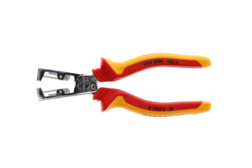 GEDORE VDE 8099-160 H Pince à dénuder VDE STRIP-FIX avec isolation par gaine 160 mm