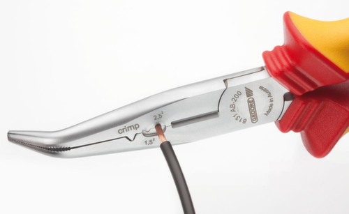 VDE 8131 AB-200 H Pince VDE multiprise 200 mm coudée