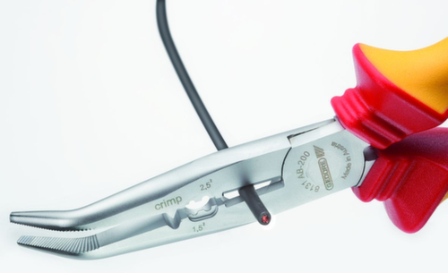 VDE 8131 AB-200 H Pince VDE multiprise 200 mm coudée