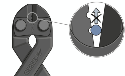 8340-200 TL Coupe-boulons 200 mm isolé par immersion