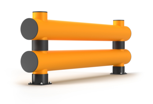 a.m.p.e.r.e. Barrière de protection anticollision Rack Mammut®, planche double, longueur 10000 mm