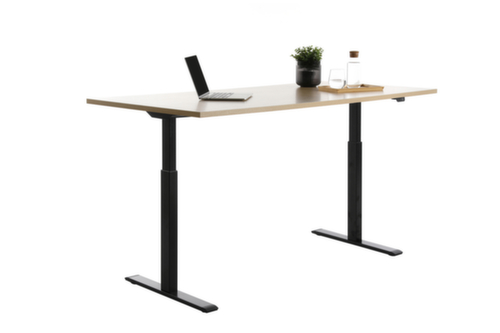 Topstar bureau à hauteur réglable électriquement E-Table Smart avec piètement en T