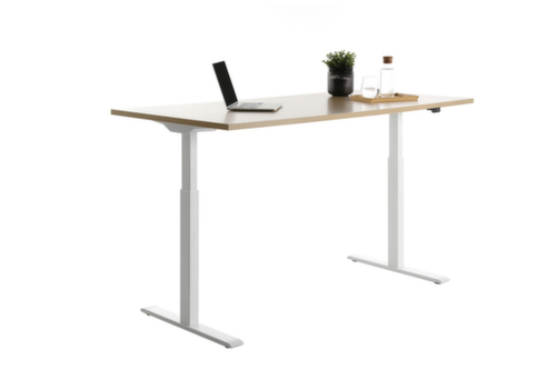 Topstar bureau à hauteur réglable électriquement E-Table Smart avec piètement en T