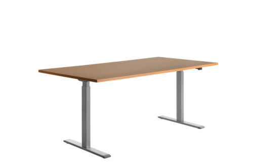 Topstar bureau à hauteur réglable électriquement E-Table Smart avec piètement en T