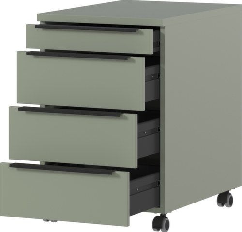 Caisson mobile GW-MAILAND 4377, 3 tiroir(s), taupe/taupe