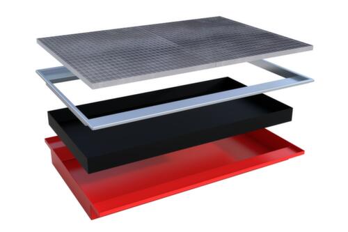 Bauer bac à suspension pour rayonnages modulaires