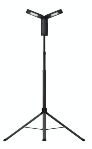 Scangrip Spot projecteur JUST CONNECT TOWER COMPACT avec 2 têtes de lampe et trépied