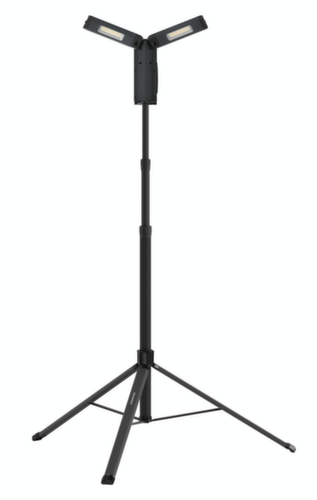 Scangrip Spot projecteur JUST CONNECT TOWER COMPACT avec 2 têtes de lampe et trépied