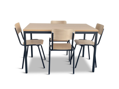 kit cafétéria, finition nature/hêtre