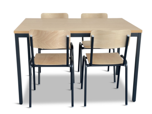 kit cafétéria, finition nature/hêtre