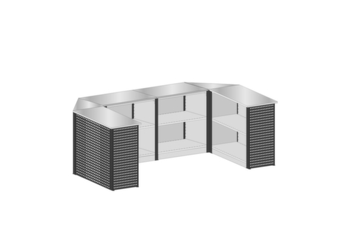 SCHULTE Kit de banques d'accueil MULTIplus