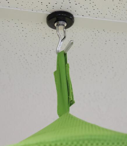 MAUL Aimant à crochet Karussell en acier, blanc, Ø 35 mm